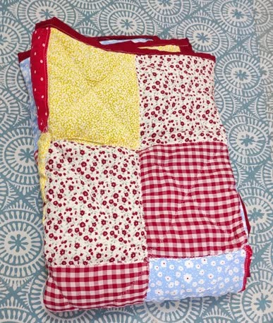Colorful traditional baby kantha 
